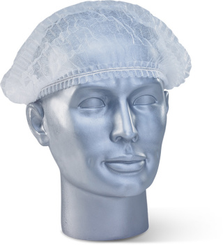 Mob Cap White Set of 1000Pcs