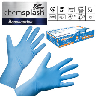 Chemsplash Long n'Strong Nitrile Powder Free Disposable Gloves XL